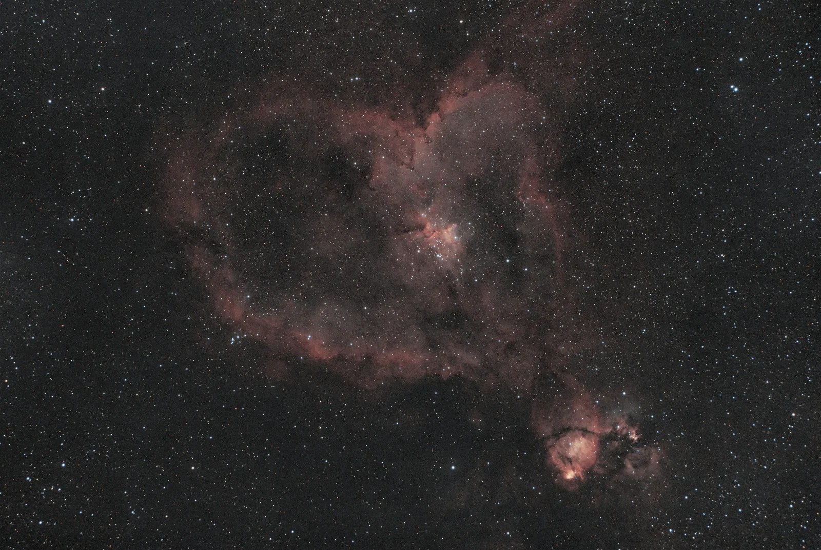 Heart Nebula - Foraxx HOO